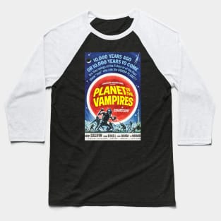 Planet of the Vampires Baseball T-Shirt